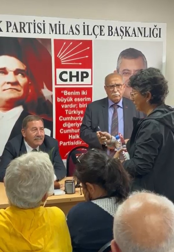 CHP Milas İl&ccedil;e Teşkilatı&rsquo;nda gergin toplantı
