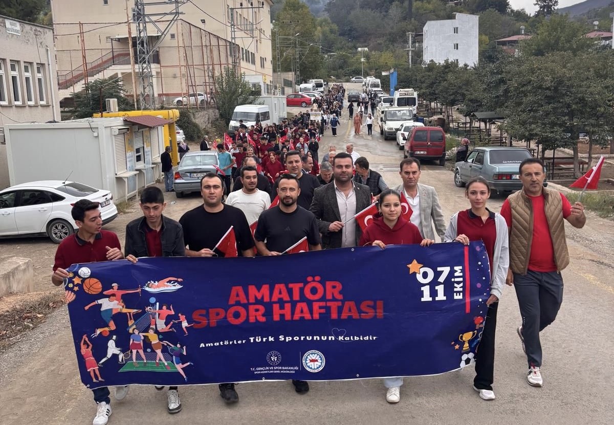 Osmaniye’nin Hasanbeyli ilçesinde amatör spor haftası coşkusu