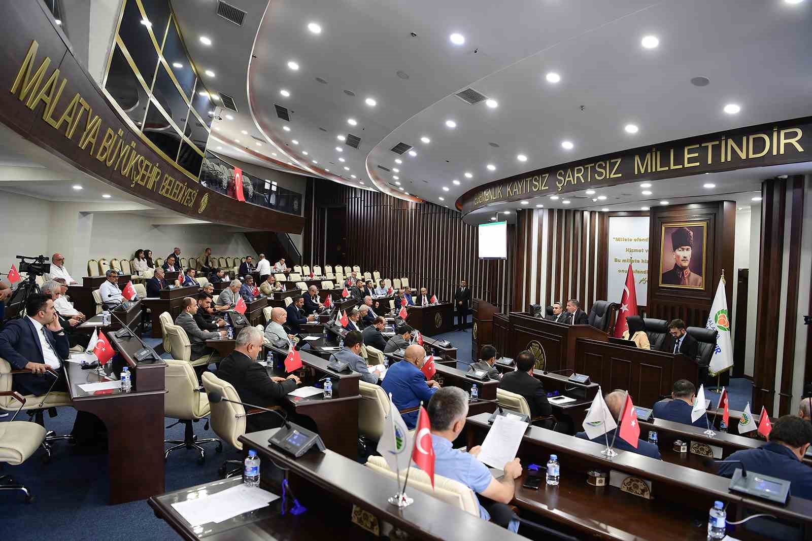 Malatya Büyükşehir Meclisi’nden Filistin’e destek