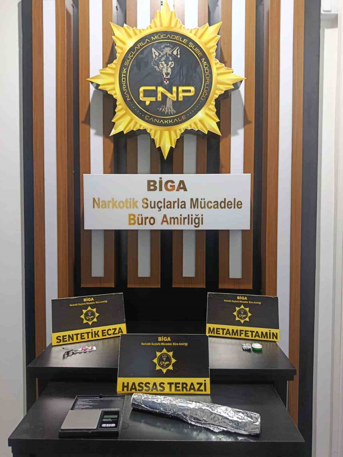 Çanakkale’de uyuşturucu operasyonuna 2 tutuklama