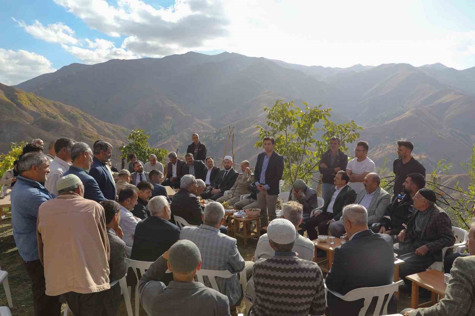 Kaymakam Güzel, vatandaşlarla bir araya geldi