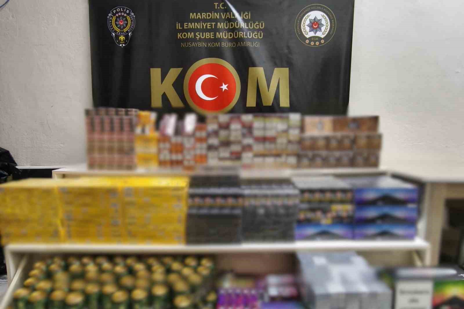 Mardin’de kaçakçılık operasyonunda 2 gözaltı