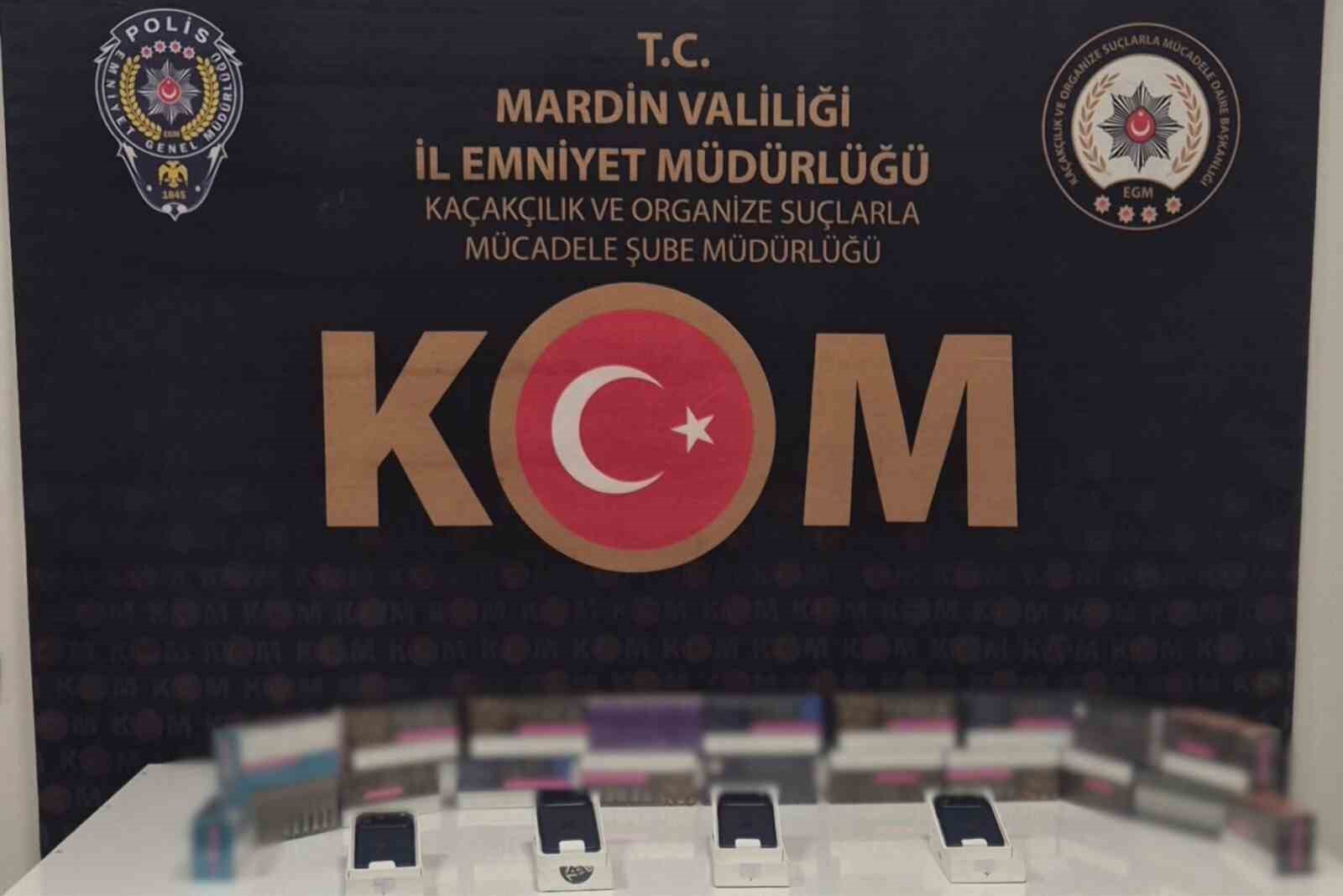 Mardin’de kaçakçılık operasyonunda 2 gözaltı