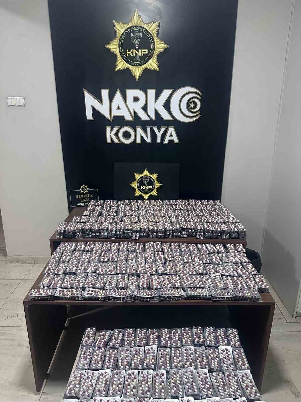 Konya’da zehir tacirlerine büyük darbe: 282 tutuklama