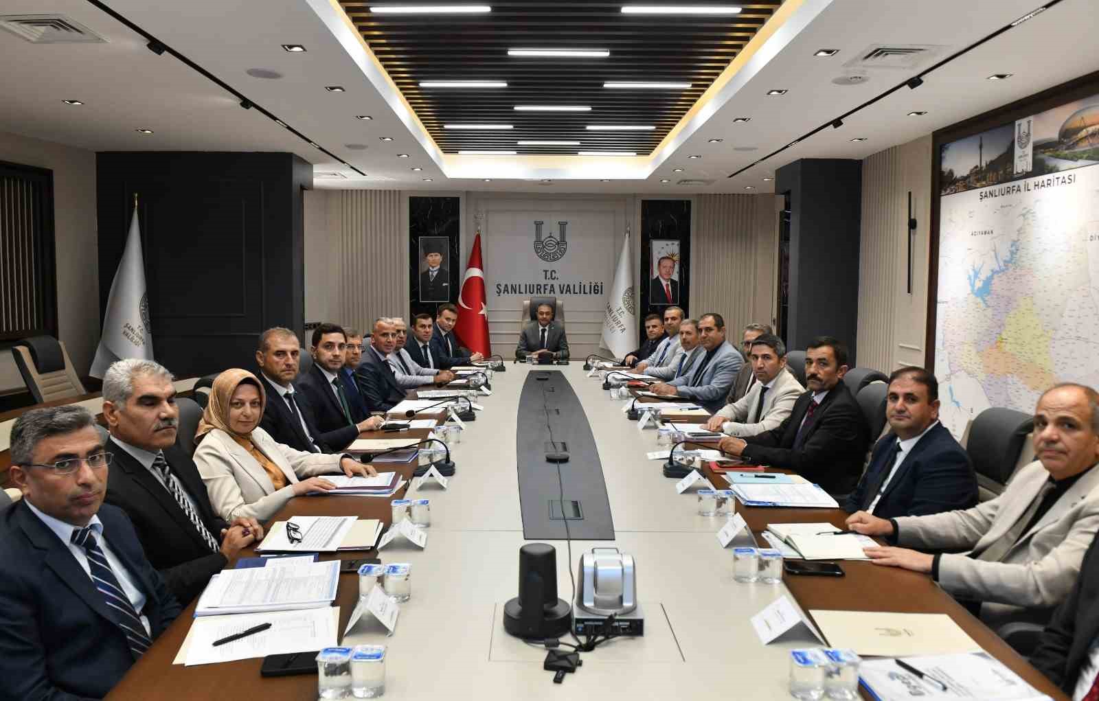 Şanlıurfa’da eğitimin genel durumu ele alındı