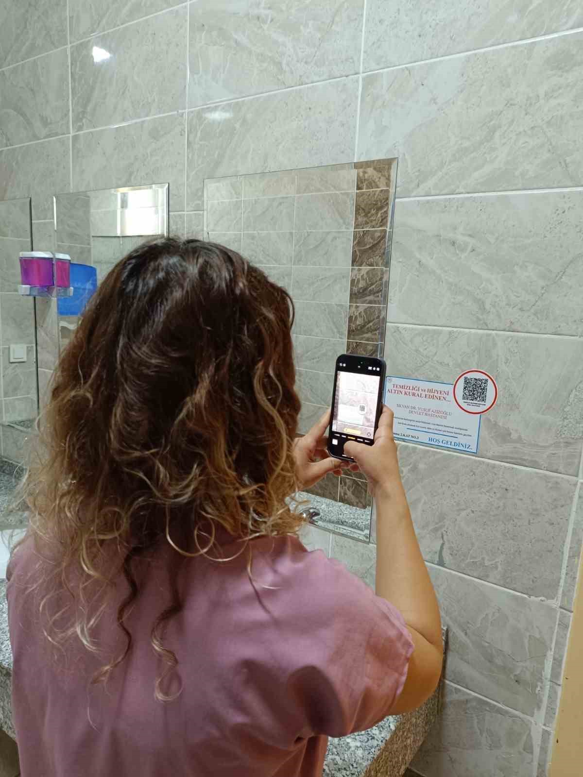 Diyarbakır’da hastane temizliğinde QR kodlu dönem başladı