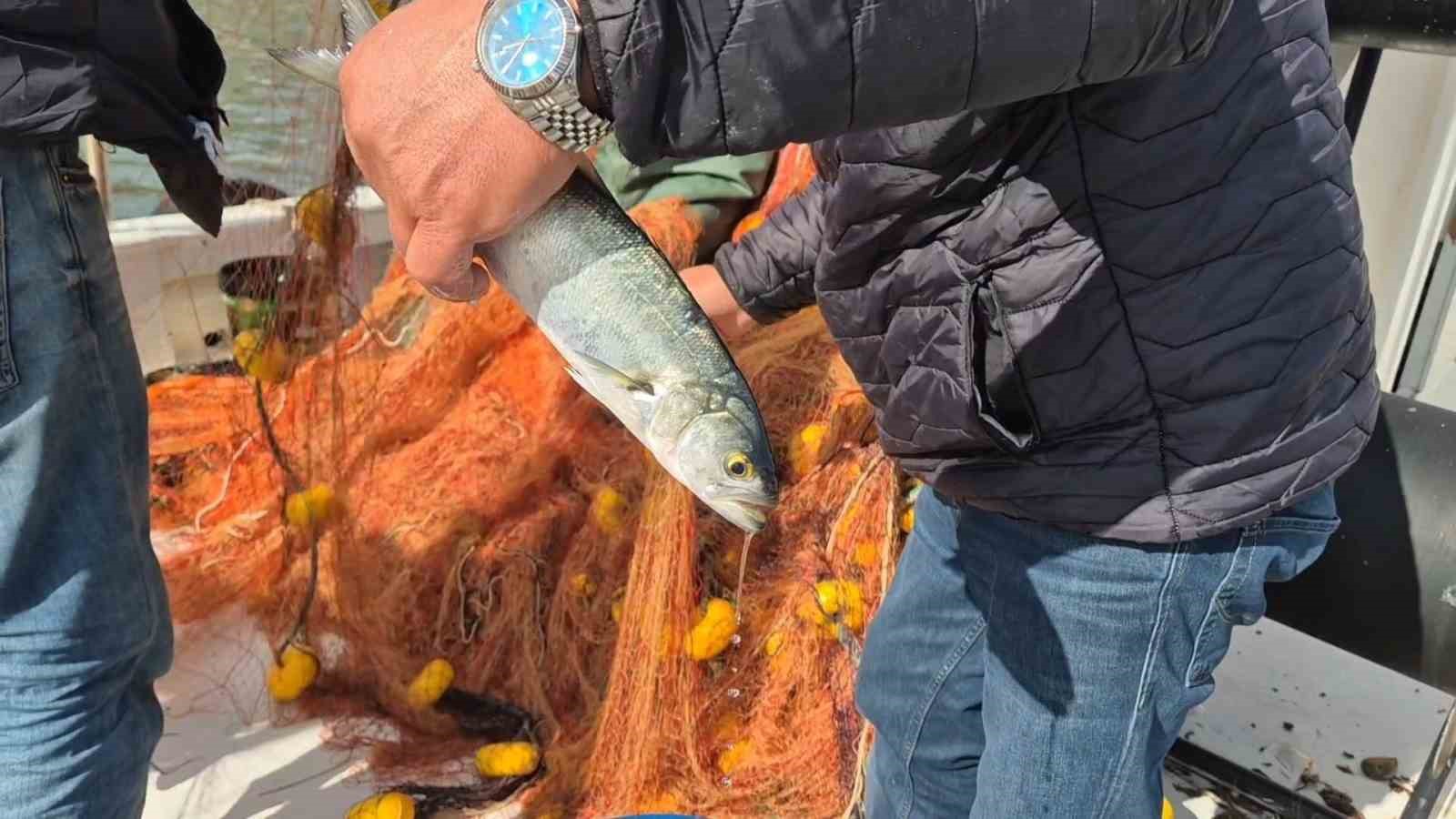 Tekirdağ&rsquo;da ağlara takılan l&uuml;fer y&uuml;zleri g&uuml;ld&uuml;rd&uuml;
