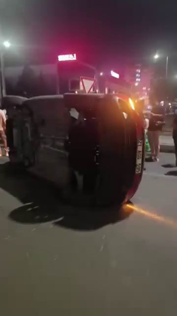 Diyarbakır’da araç takla attı: 1 yaralı
