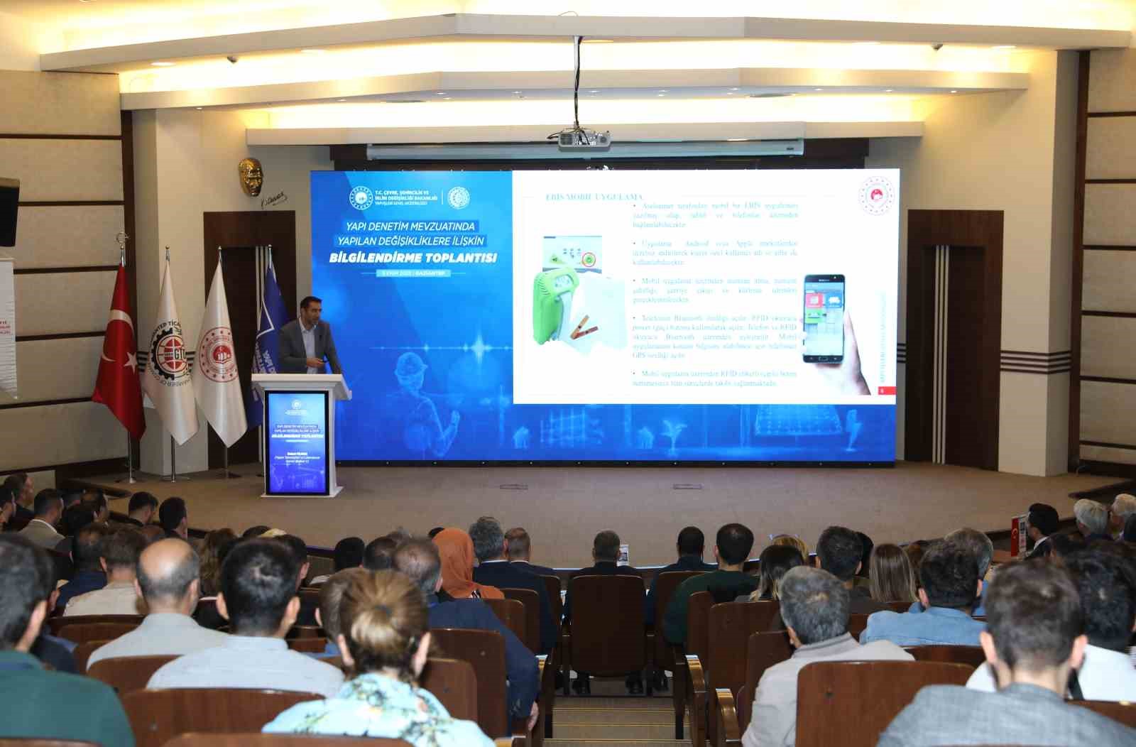 Yapı denetim mevzuatı GTO’da anlatıldı