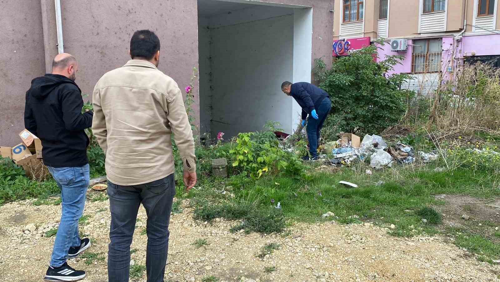 Ceset zannettiler, çöp çıktı
