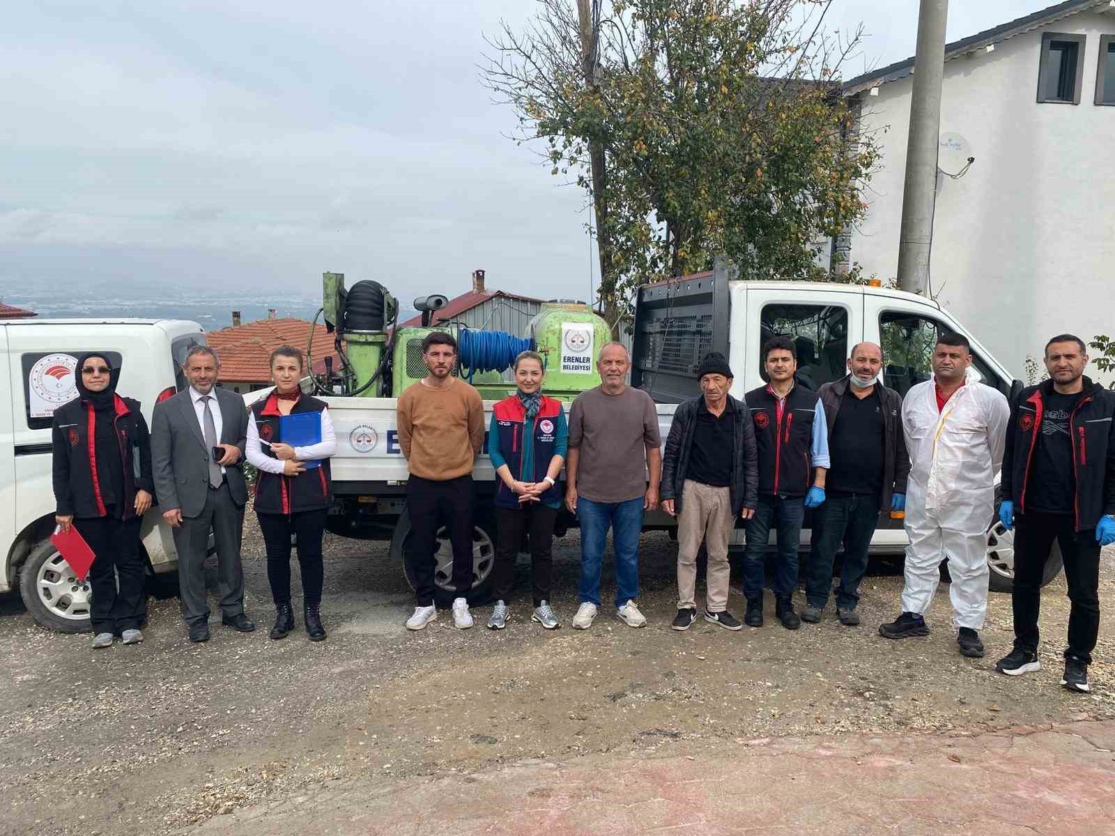 Erenler’de kokarcaya yönelik etkili mücadele sürüyor