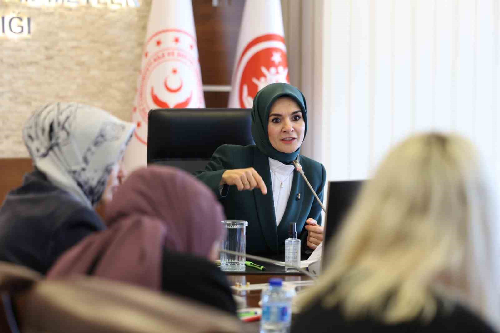 Bakan G&ouml;ktaş: "(Kadına y&ouml;nelik şiddetle m&uuml;cadele) İş birliklerimizi g&uuml;&ccedil;lendirmeye devam ediyoruz"
