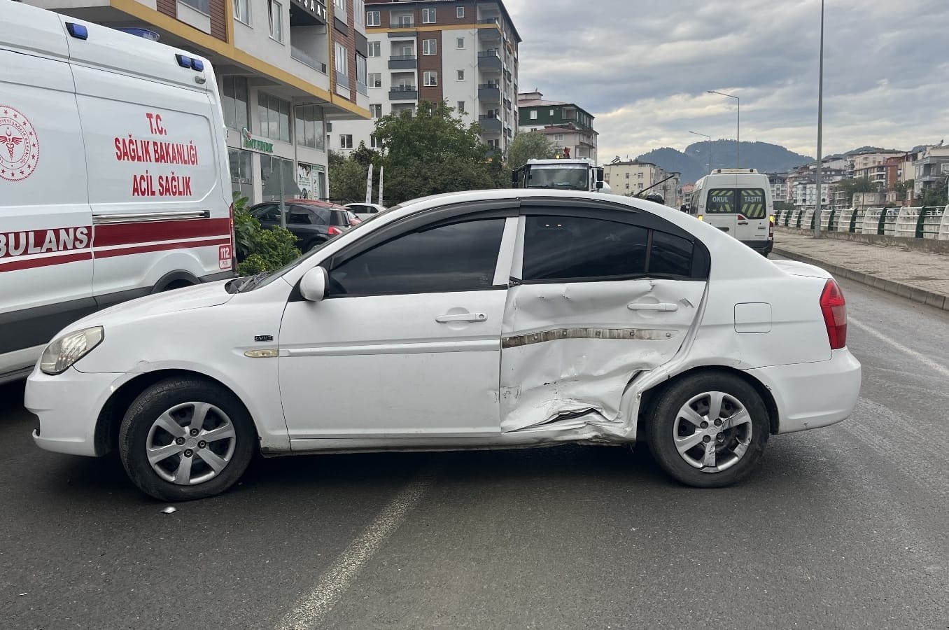 Ordu&rsquo;da kaza: 3 &ouml;ğrenci yaralandı

