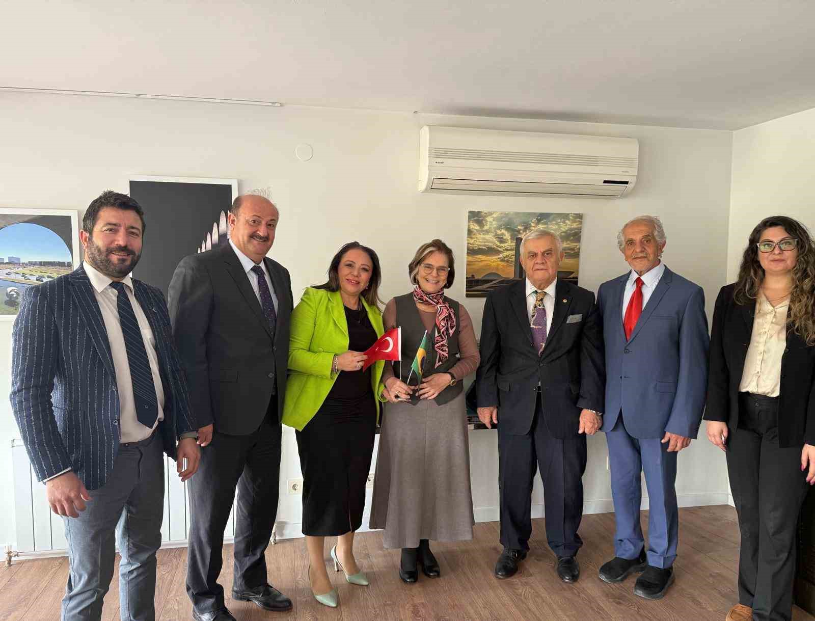 SATKOF’tan Brezilya Büyükelçiliği ile sağlık diplomasisinde sürdürülebilir iş birliği adımları