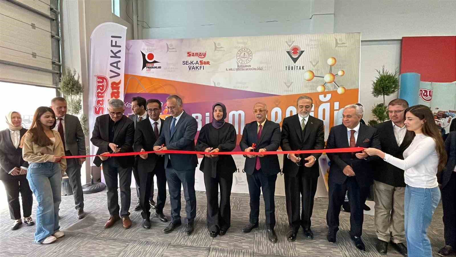 Karaman’da "Keşfetmenin Neşeli Yolculuğu-2" TÜBİTAK 4007 Bilim Şenliği başladı