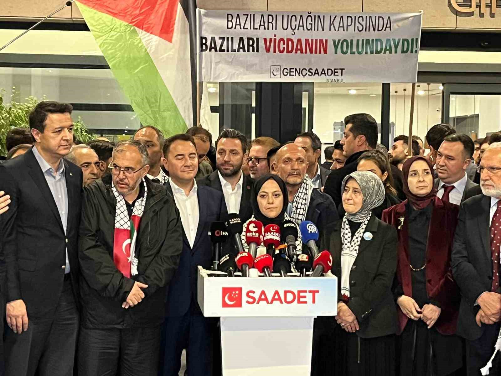 &Ouml;zg&uuml;rl&uuml;k Filosu&rsquo;nda g&ouml;zaltına alınan milletvekilleri İstanbul&rsquo;a geldi
