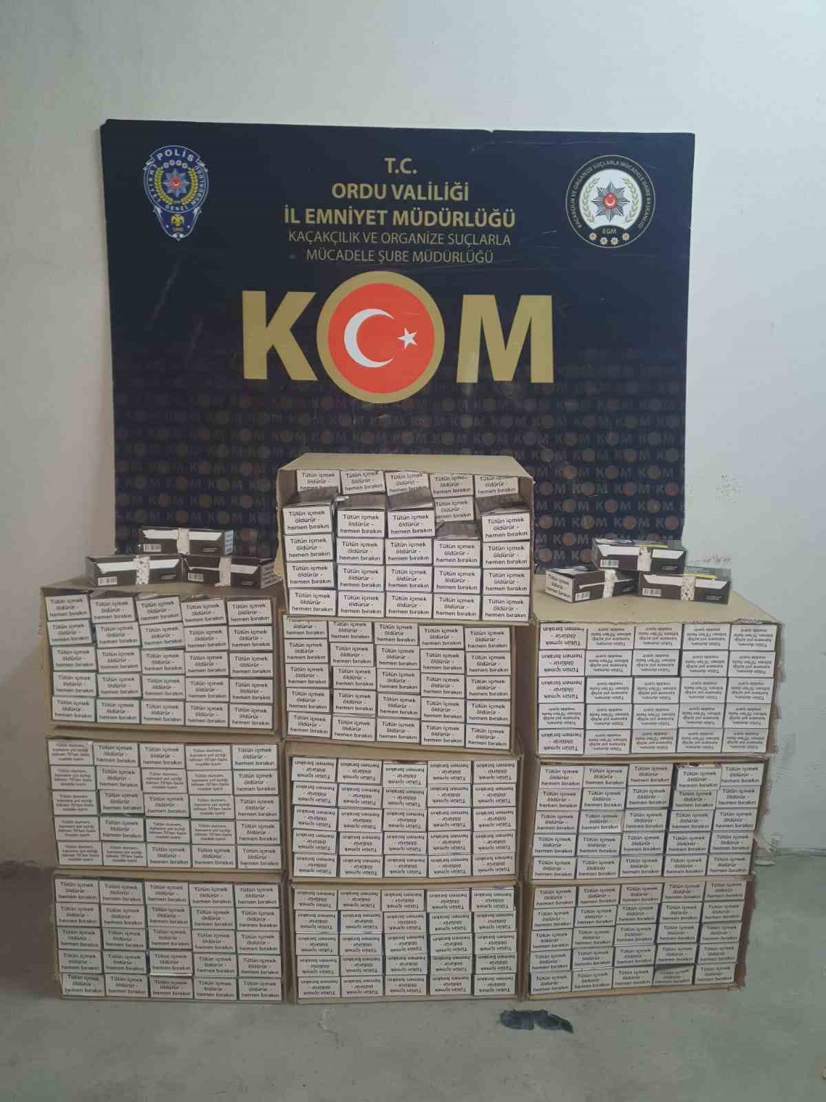 Ordu&rsquo;da ka&ccedil;ak&ccedil;ılık operasyonu
