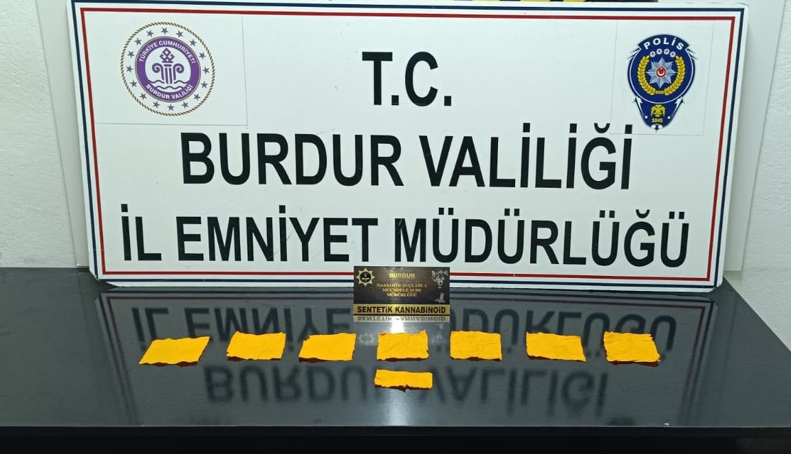 Burdur’da uyuşturucu operasyonu: 1 tutuklama