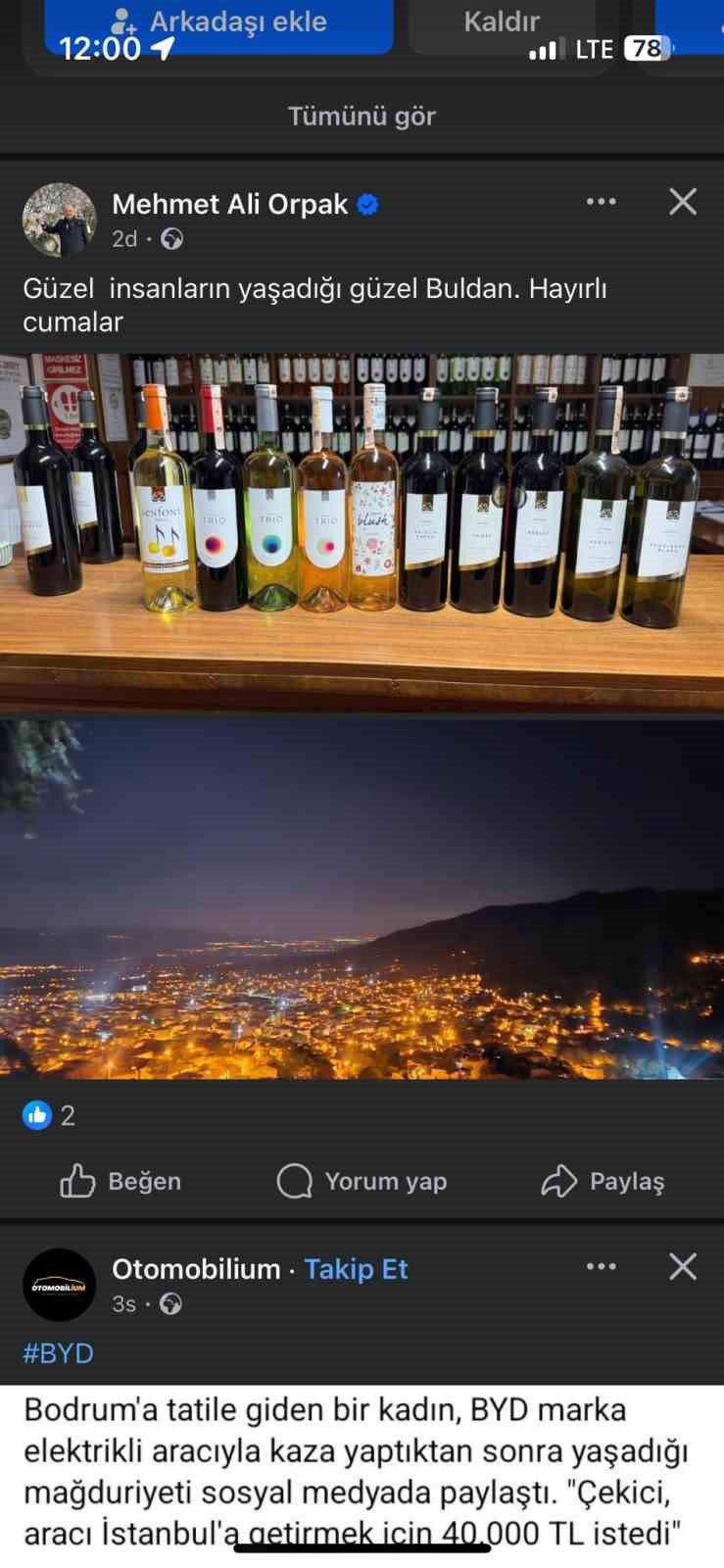 Belediye başkanından alkollü cuma paylaşımı