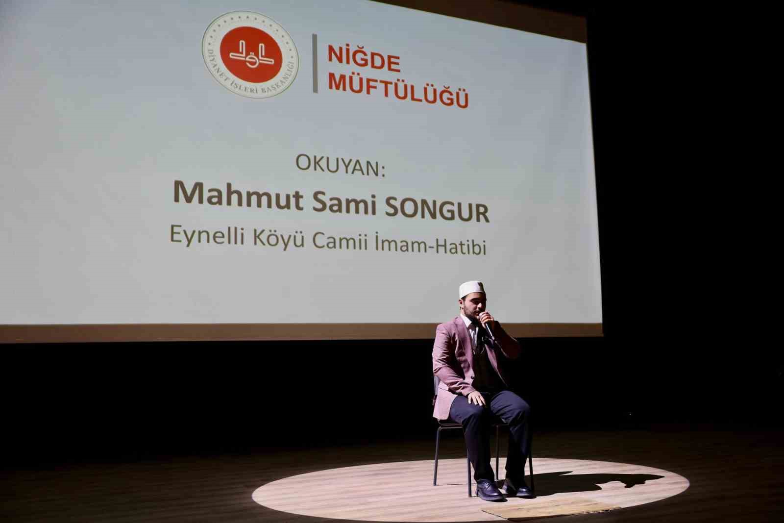 Niğde’de "Peygamberimiz, Cami ve Namaz" konferansı düzenlendi