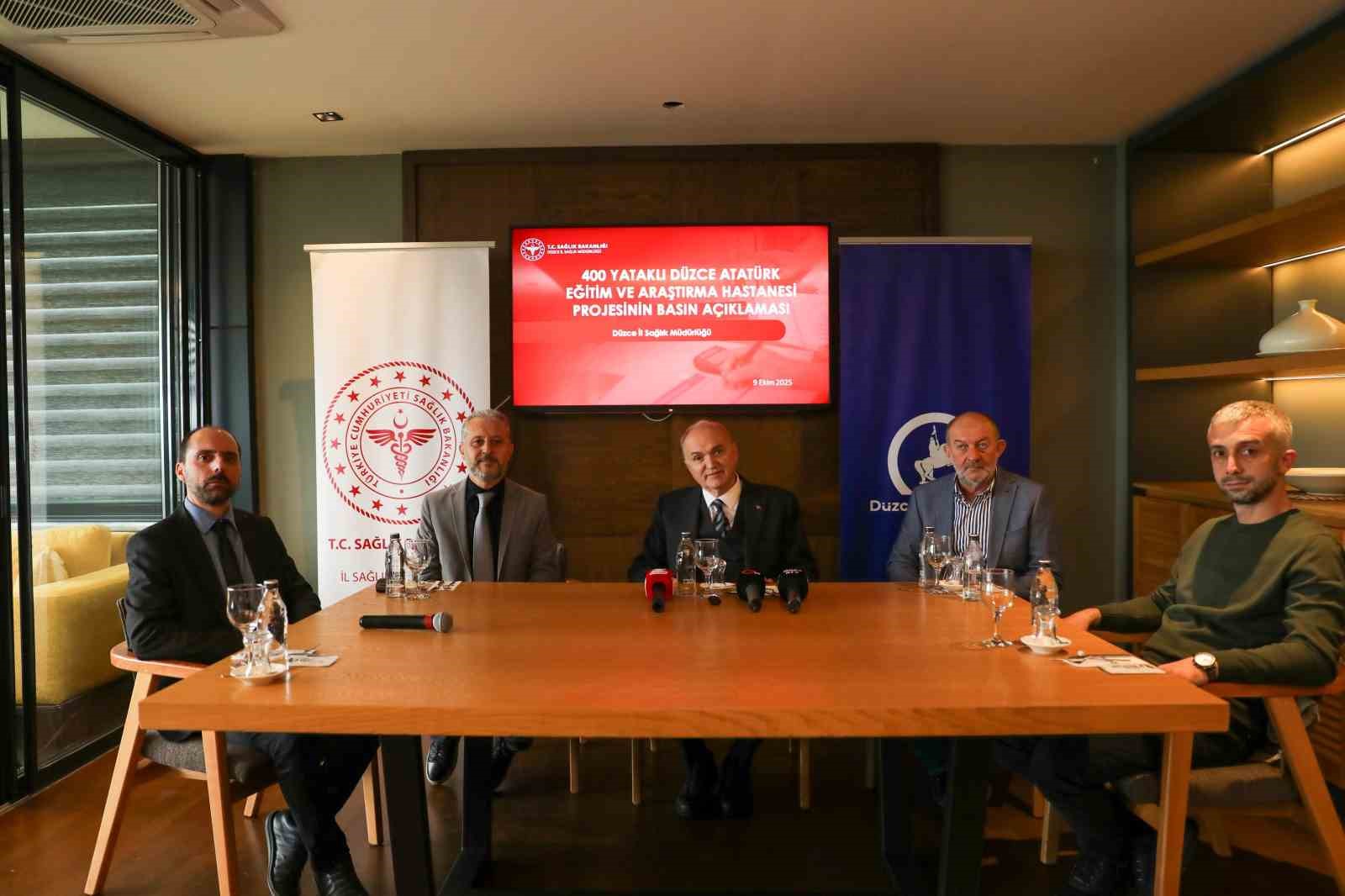 D&uuml;zce&rsquo;de 400 yataklı hastane 360 g&uuml;nde inşa edilecek
