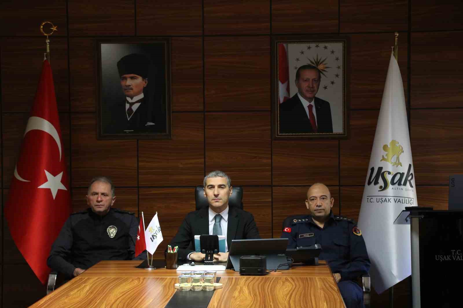 Uşak’ta hakkında kesinleşmiş hapis cezası bulunan 130 kişi yakalandı