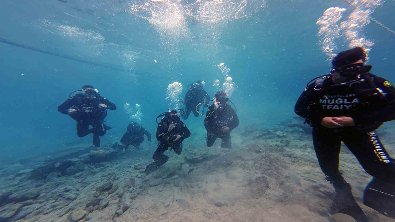 Muğla B&uuml;y&uuml;kşehir Belediyesi Sualtı Arama Kurtarma ekibi g&ouml;reve hazır

