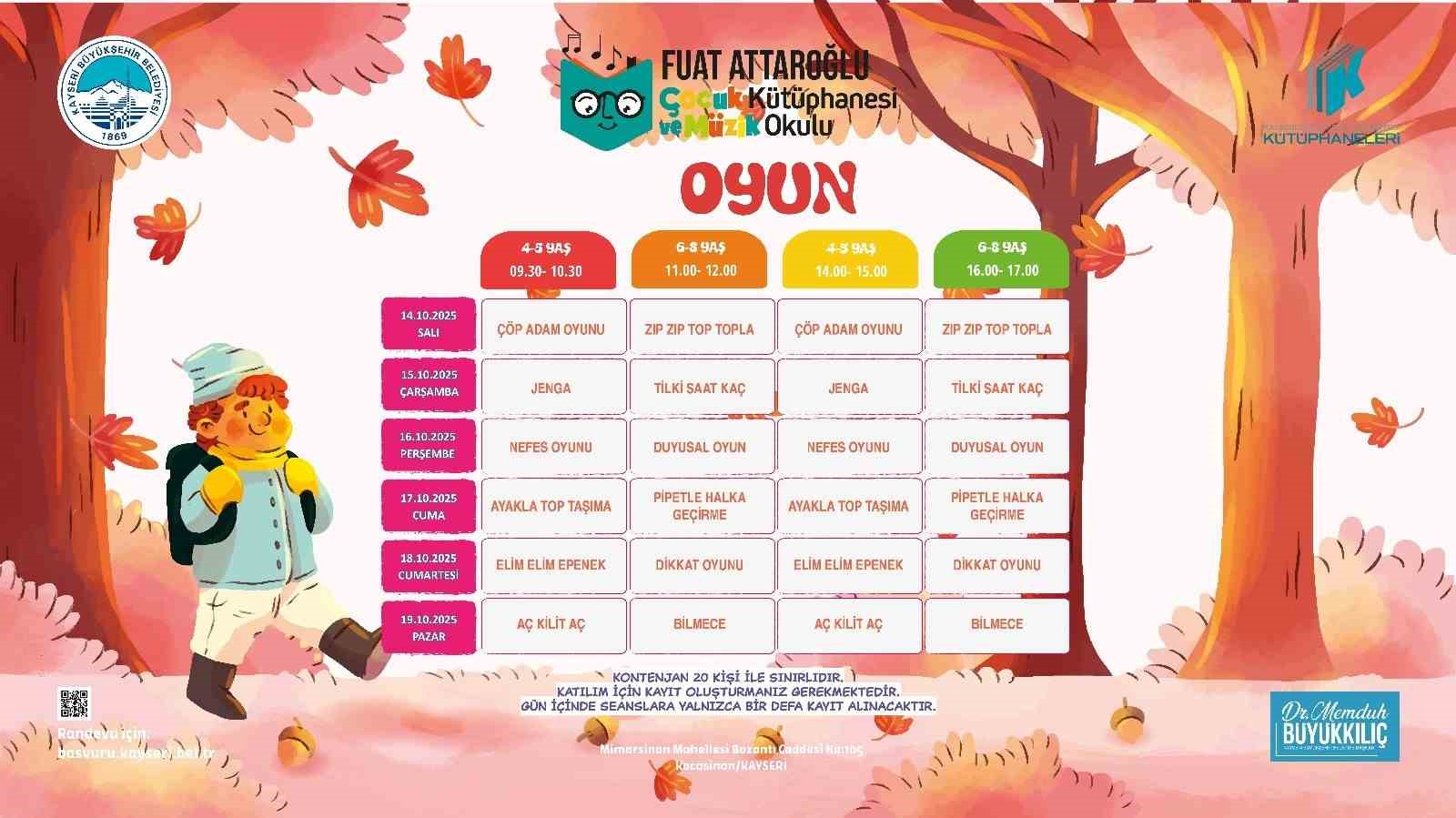 &Ccedil;ocuk k&uuml;t&uuml;phanesinde renkli at&ouml;lyeler
