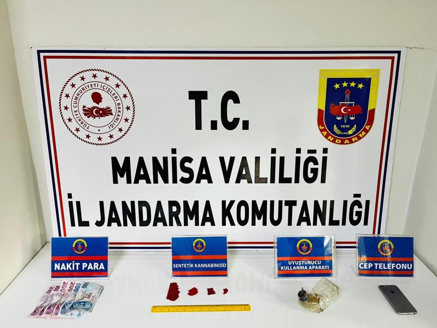 Üzüm bağına saklanan şüpheliden uyuşturucu çıktı