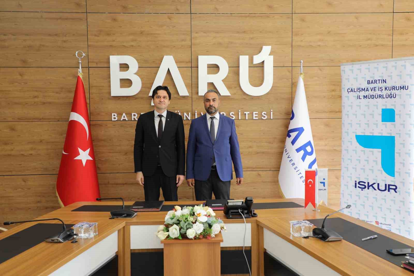 BARÜ ile Bartın İŞKUR arasında protokol imzalandı
