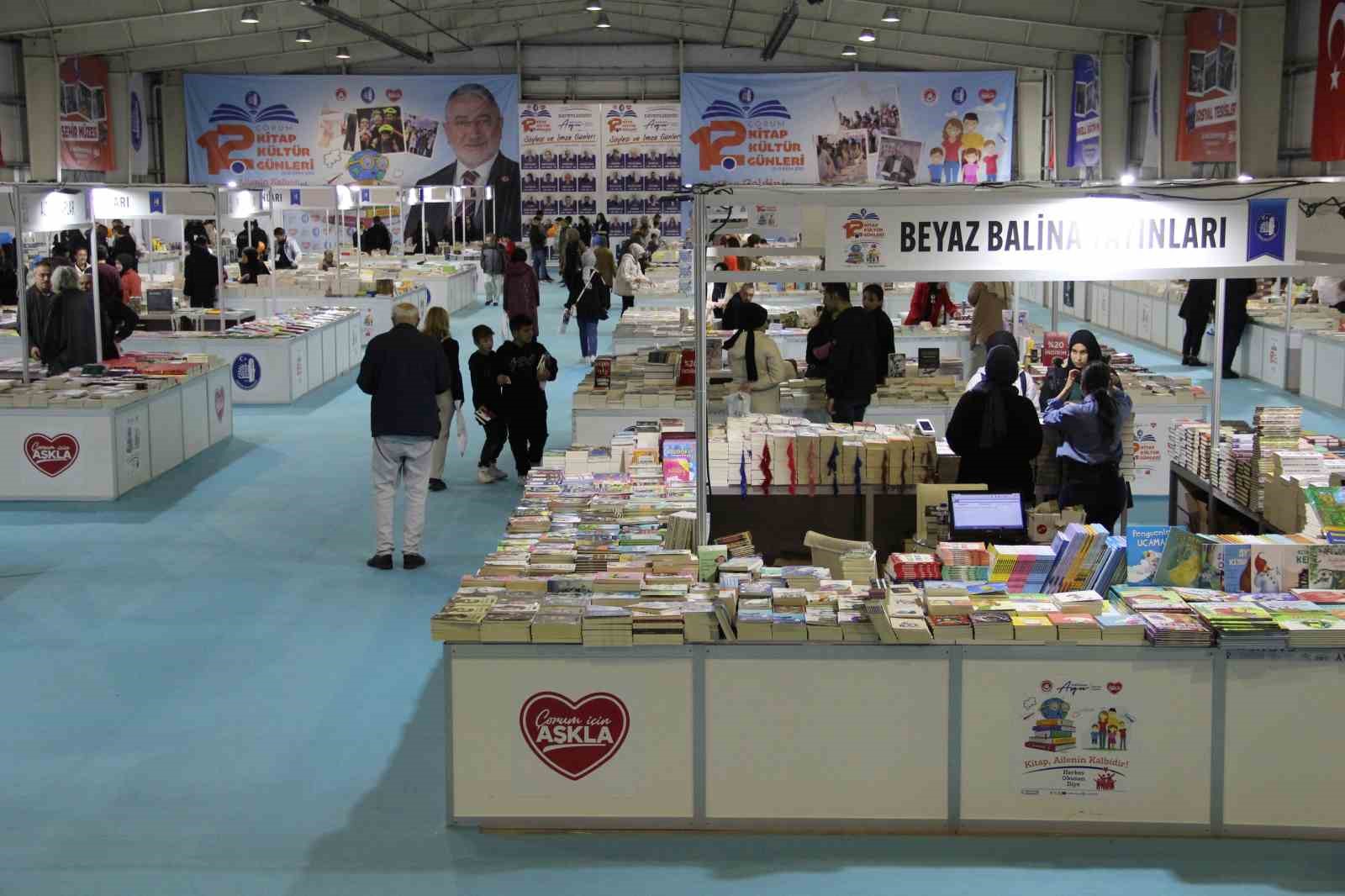 Çorum’da kitap şöleni başladı: 12. Kitap ve Kültür Günleri kapılarını açtı