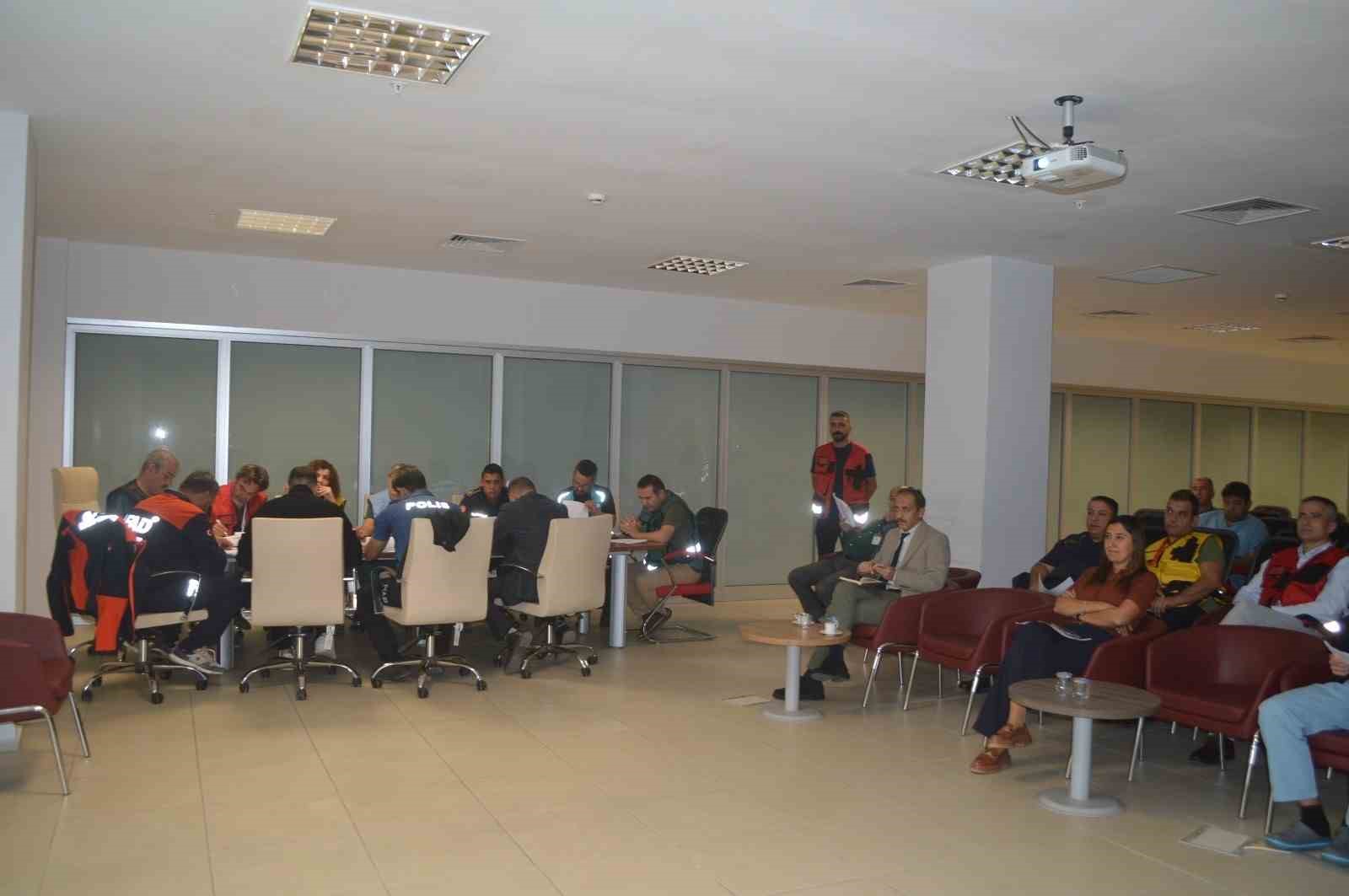 MEAH’ta HAP masa başı tatbikatı gerçekleştirildi 