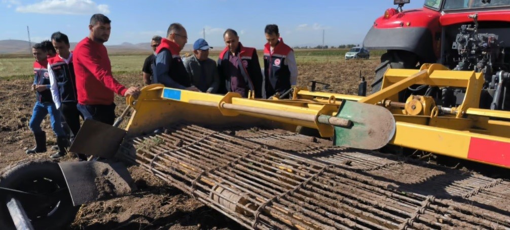 Bayburt&rsquo;ta patates hasadına başlandı

