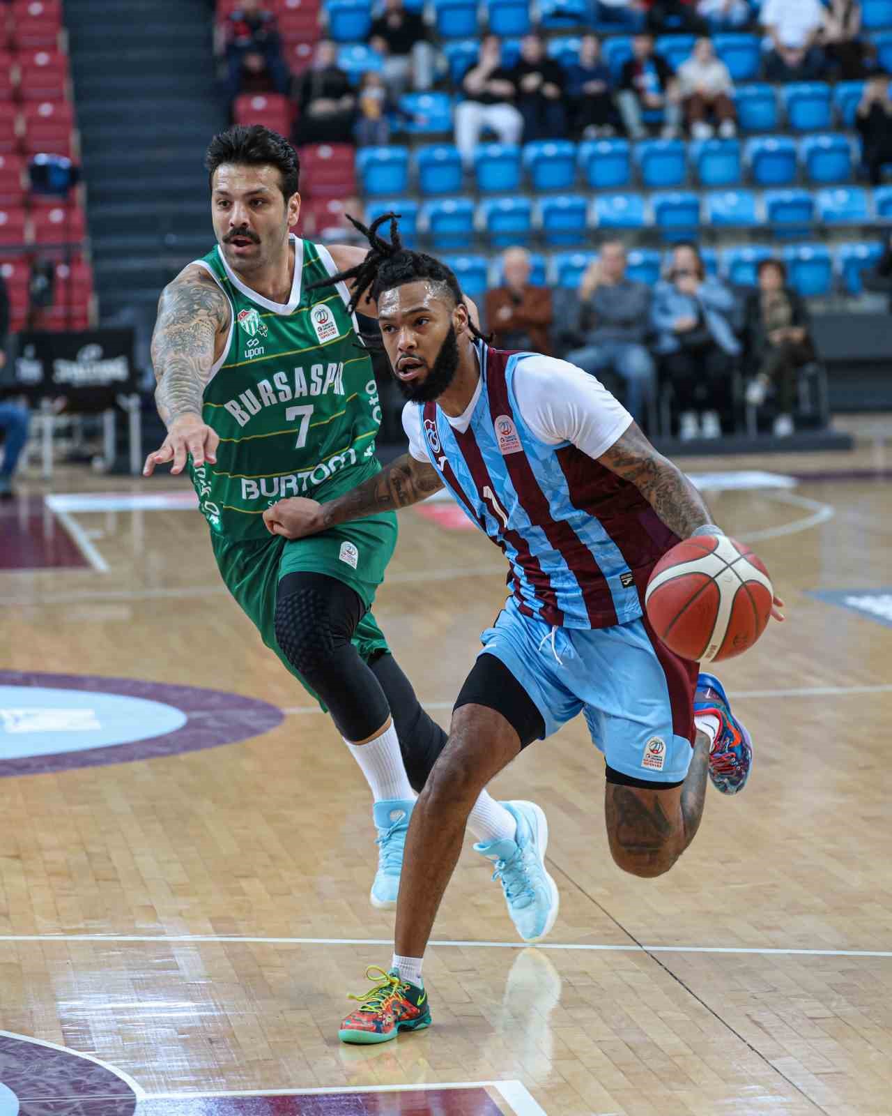 Türkiye Sigorta Basketbol Ligi: Trabzonspor: 79 - Bursaspor Basketbol: 85
