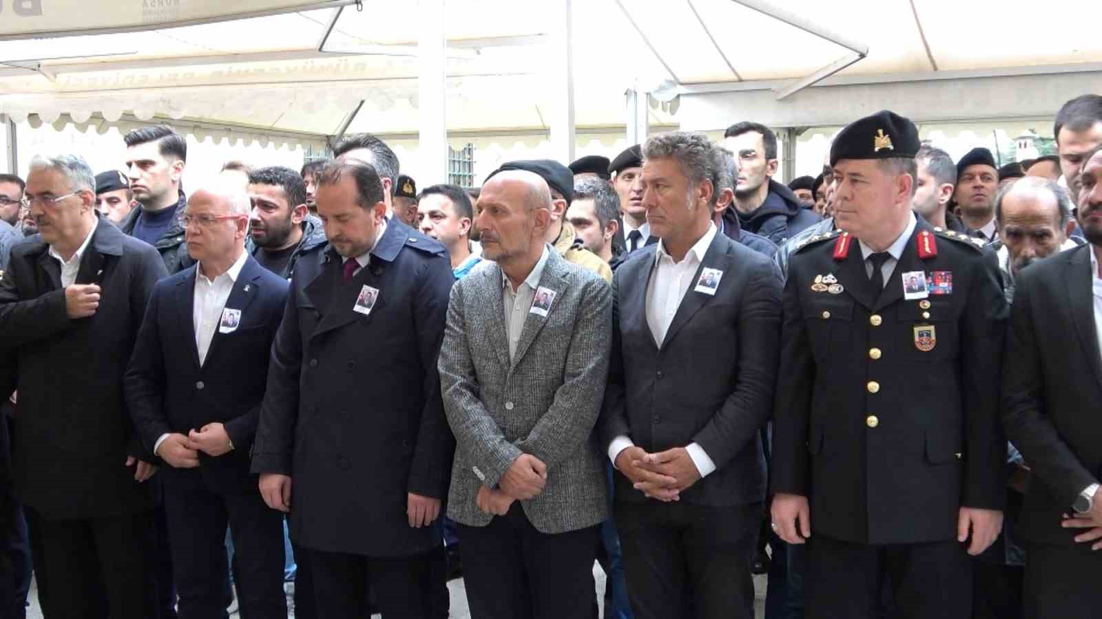 Şehit Jandarma Astsubay Tacettin Gün, Bursa&rsquo;da son yolculuğuna uğurlandı