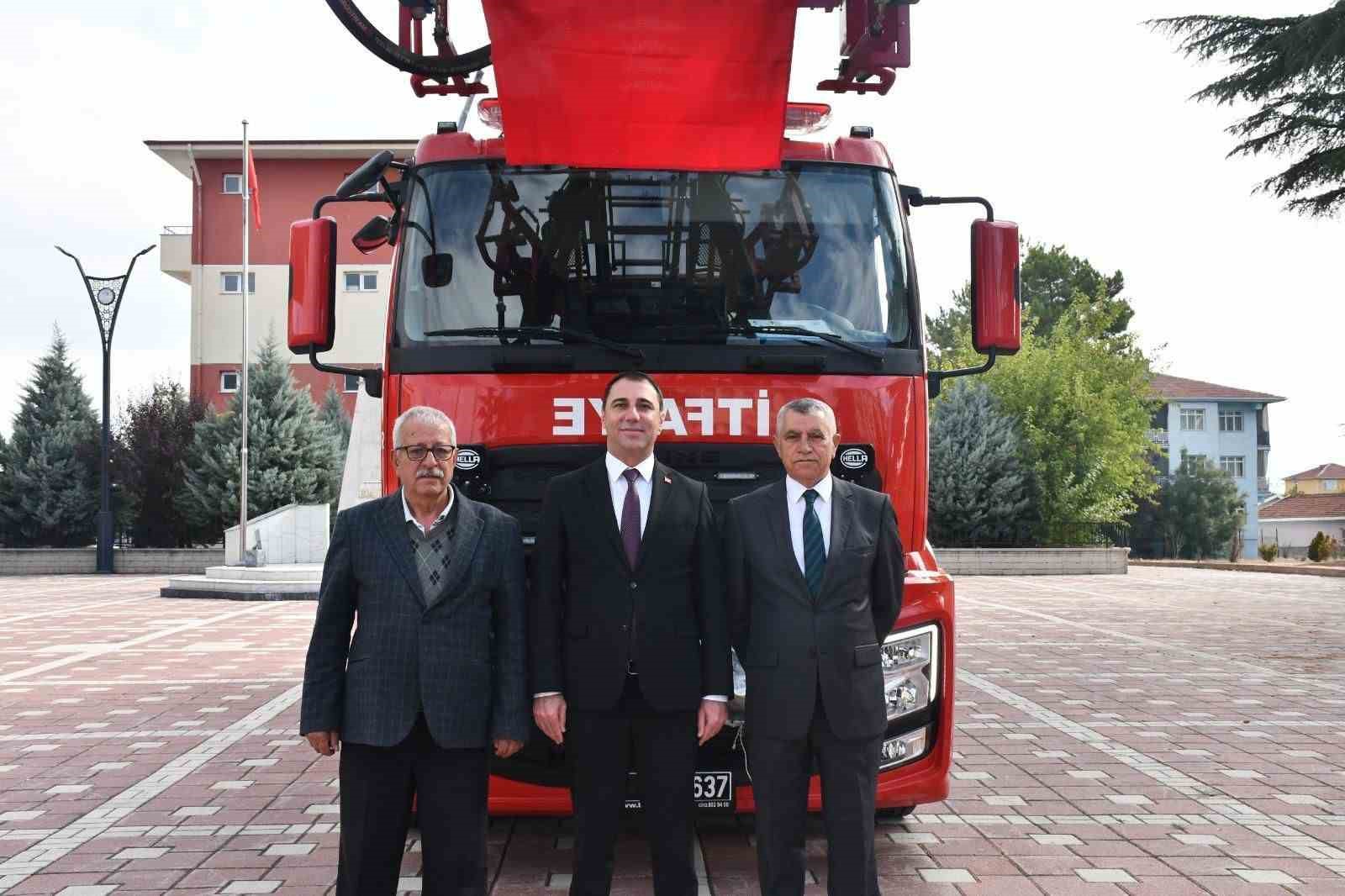 Beylikova&rsquo;da yeni itfaiye aracı hizmete alındı
