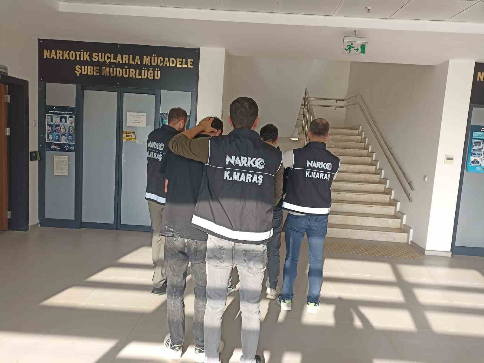Kahramanmaraş’ta uyuşturucu operasyonu: 3 tutuklama