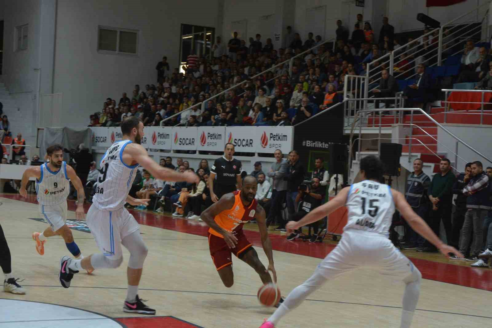 Basketbol Süper Ligi: Aliağa Petkimspor: 75 - Galatasaray: 80
