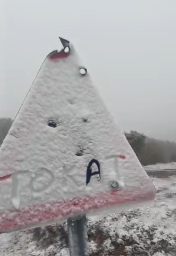 Tokat yükseklerinde kar, kent merkezinde yağmur etkili oldu