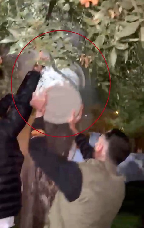 Yanan ağacı &ouml;nce kesmeye &ccedil;alıştı, sonra su kovası ve ibrikle s&ouml;nd&uuml;rd&uuml;
