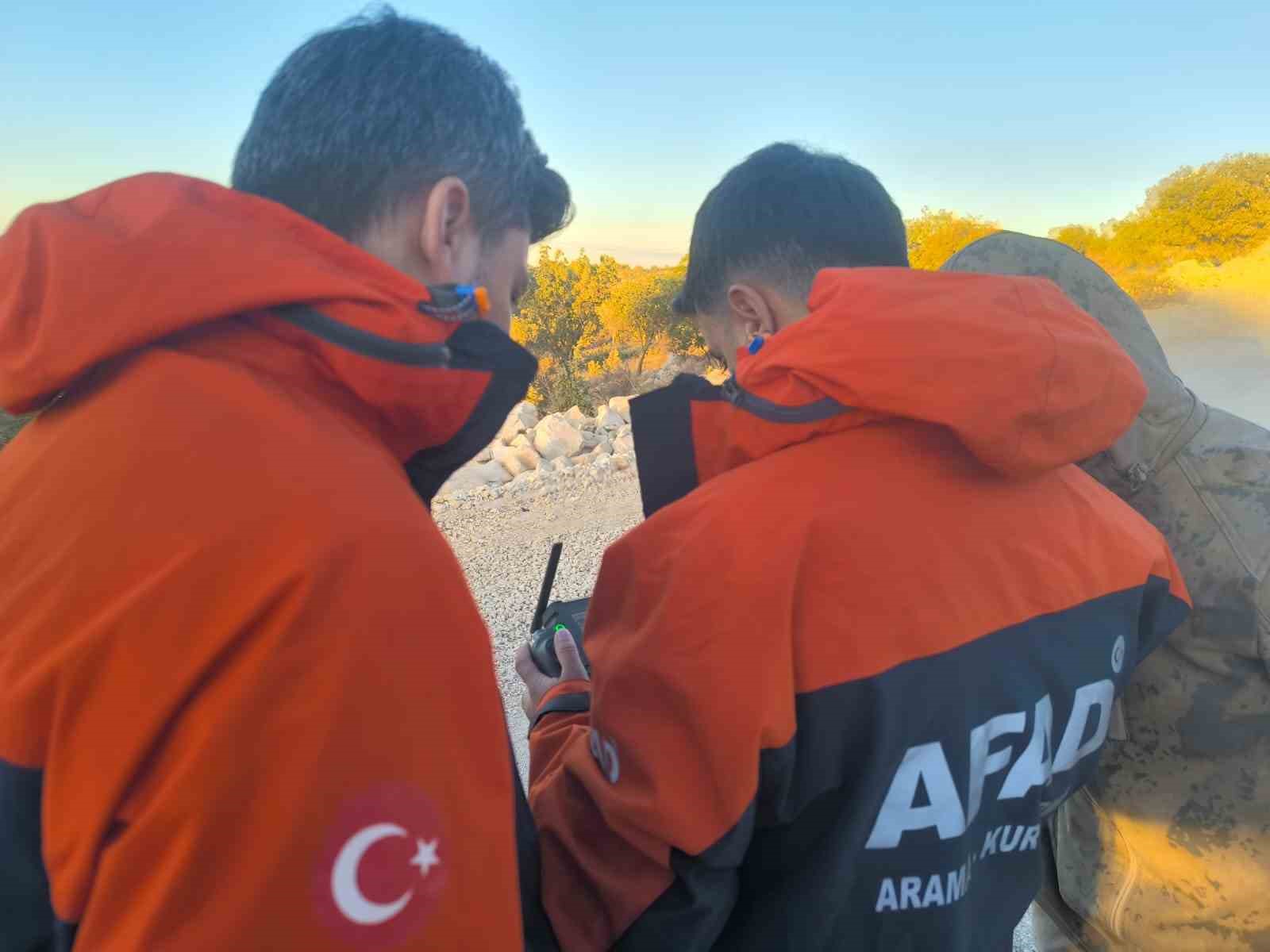 AFAD Gabar Dağında termal Dron ile kayıp şahsı canlı buldu