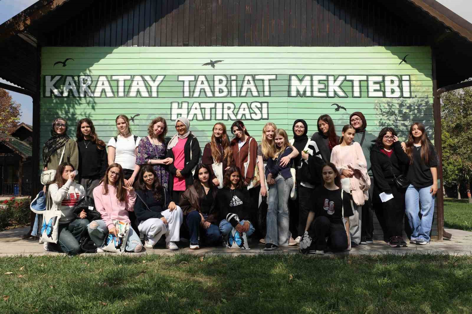 Karatay Tabiat Mektebi, Erasmus programında uluslararası öğrencileri ağırladı