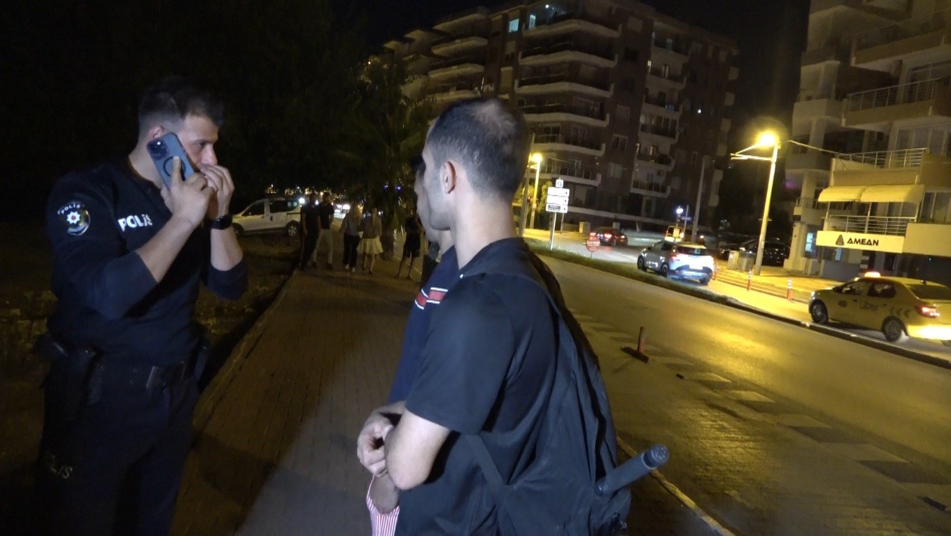 Balık tutmak için indiler, falezlerde mahsur kaldılar
