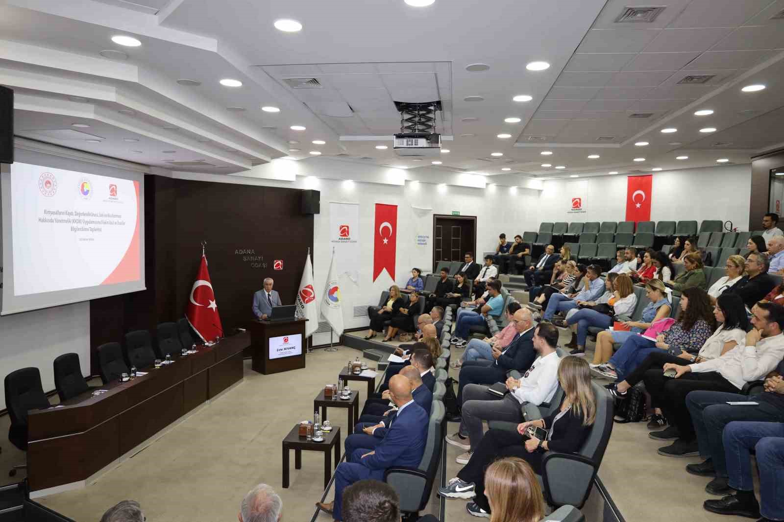 ADASO Başkanı Kıvanç: "Kimyasalların kaydı, değerlendirmesi, izni ve kısıtlanması stratejik bir fırsat"