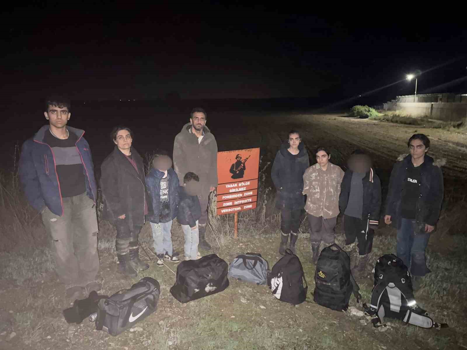 Edirne’de 16 düzensiz kaçak göçmen yakalandı