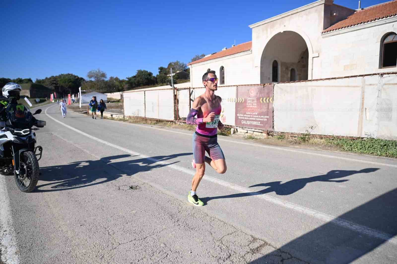 Tarihi Alan’da düzenlenen Uluslararası Gelibolu Maratonu sona erdi
