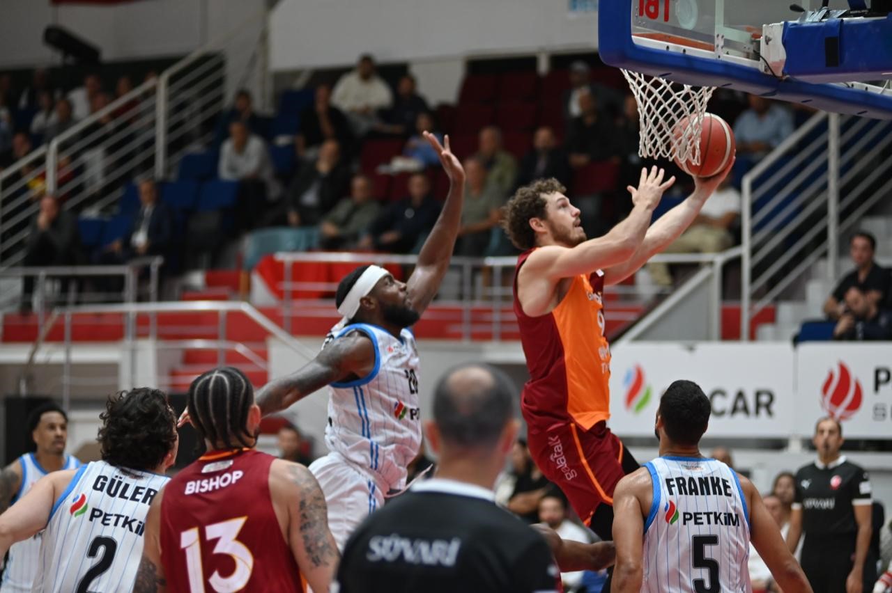 Basketbol Süper Ligi: Aliağa Petkimspor: 75 - Galatasaray: 80