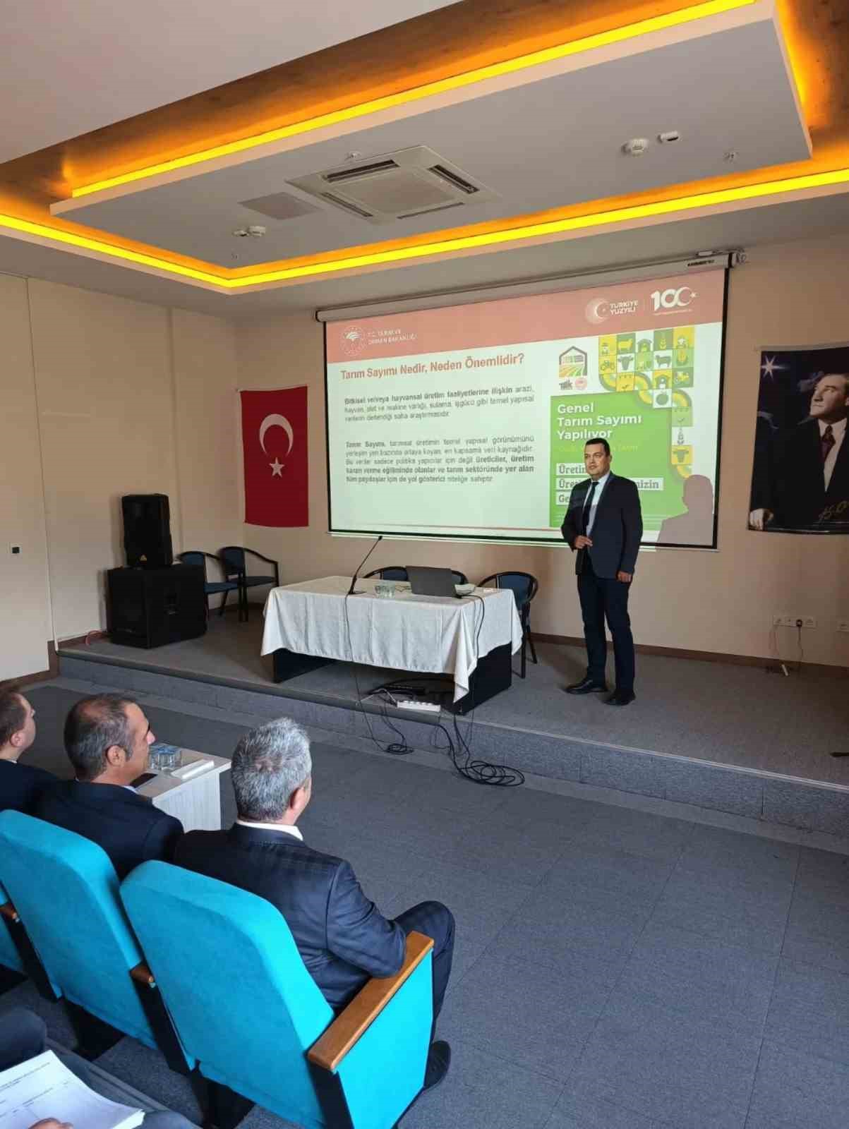 Kayıtlı arazilerin tespitine yönelik muhtarlar bilgilendirildi