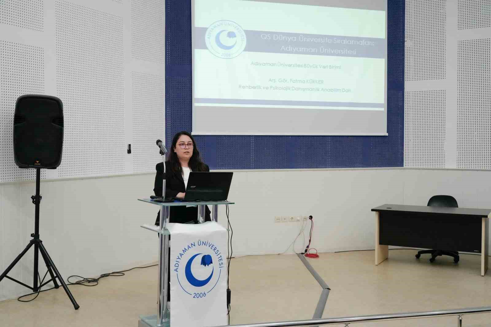 Adıyaman Üniversitesi dünya üniversiteler sıralamasında ilk kez yer aldı