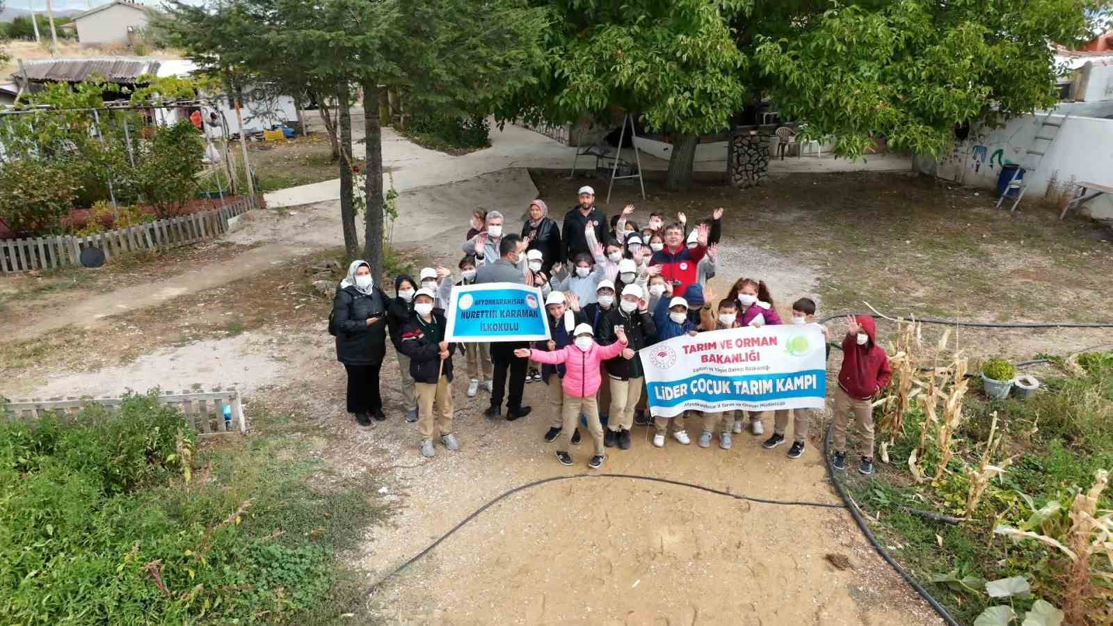 Afyonkarahisar&rsquo;da &lsquo;Lider &Ccedil;ocuk Tarım Kampı&rsquo; ger&ccedil;ekleştirildi
